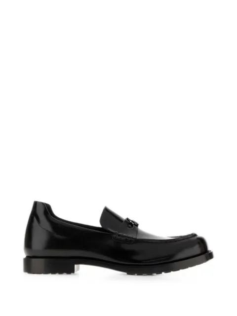 Balenciaga Comfy logo-plaque loafers Black 876324WBEC1
