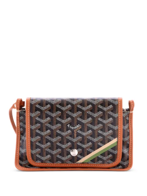 Goyard Pre-Owned Plumet Clutch Wallet Printed Coated Canvas crossbody bag Black RG63LW4NPO6C4HX0
