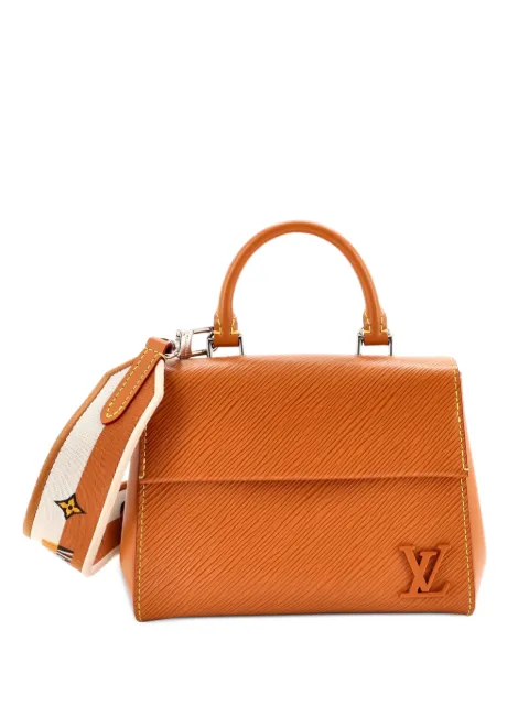 Louis Vuitton Pre-Owned Cluny Top Handle Bag Epi Leather Mini satchel Brown JF36JHTY9XVI14AR