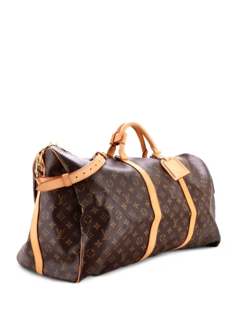 Louis Vuitton Pre-Owned Keepall Bandouliere Bag Monogram Canvas 60 travel bag Brown YFT09LCGTPGTM6FT