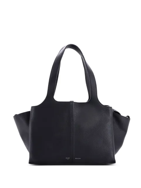 Celine Pre-Owned Tri-Fold Grained Calfskin Small shoulder bag Black T12V9TGUOT79605Y