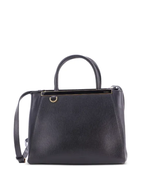 Fendi Pre-Owned 2Jours Bag Leather Petite satchel Black SVW3O7MCZS6235YU