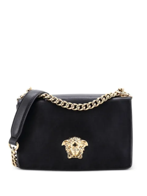 Versace Pre-Owned Palazzo Medusa Sultan Leather Small shoulder bag Black 85U7HD84T4N301U2