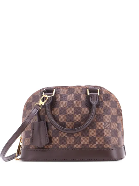 Louis Vuitton Pre-Owned Alma Handbag Damier BB shoulder bag Brown YJ25LEG0DAZ7GID0