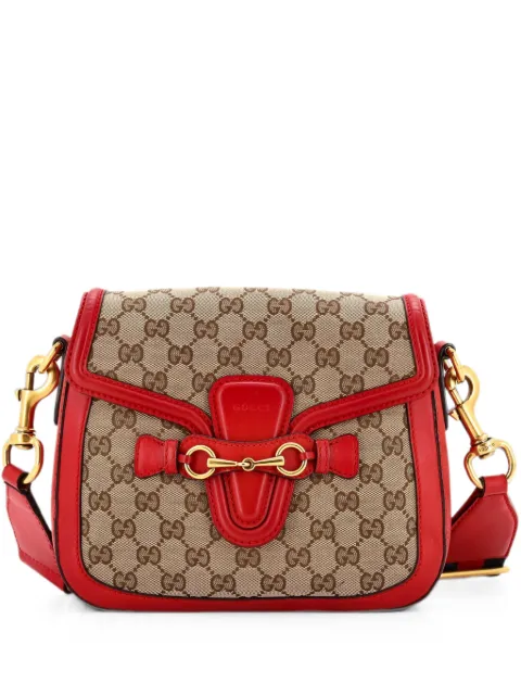 Gucci Pre-Owned Lady Web GG Canvas Medium shoulder bag Brown AOA54X05S64X2EWA