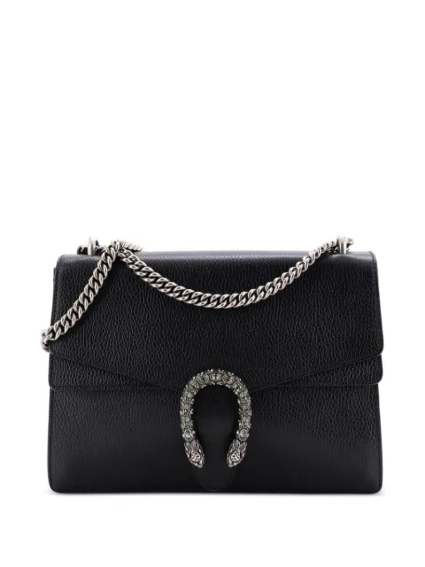Gucci Pre-Owned Dionysus Bag Leather Medium shoulder bag Black W2B1ETS75DRHTUCG