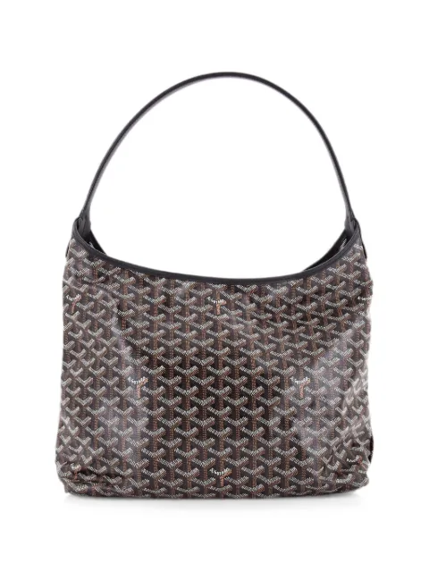 Goyard Pre-Owned Boheme Coated Canvas hobo bag Black Q87GLZL1LPZMLXAJ
