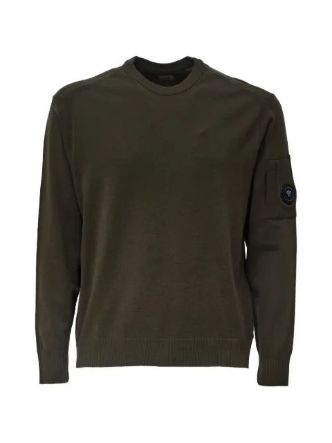 C.P. Company Lens crew-neck sweater Green 21CMKN069A005528A683