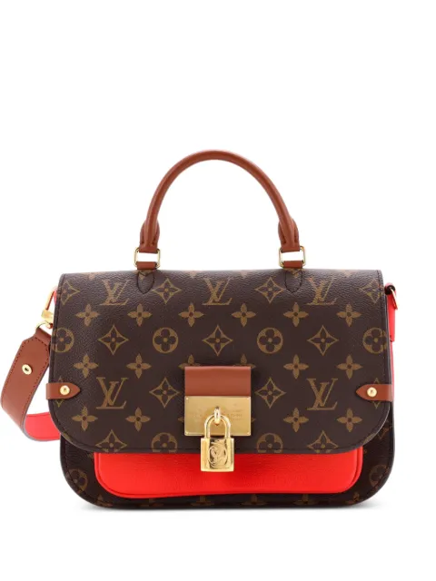 Louis Vuitton Pre-Owned Vaugirard Handbag Monogram Canvas with Leather satchel Red FLRUBCUNO52VRZEN
