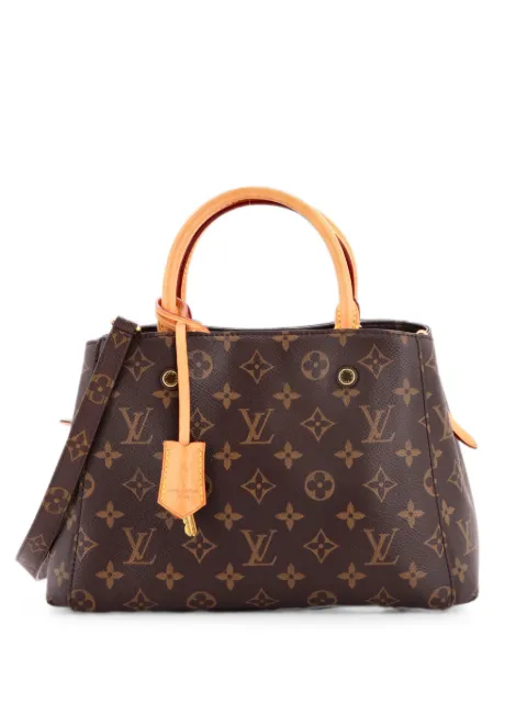 Louis Vuitton Pre-Owned Montaigne Handbag Monogram Canvas BB satchel Brown 6085VV91SBHGERYV