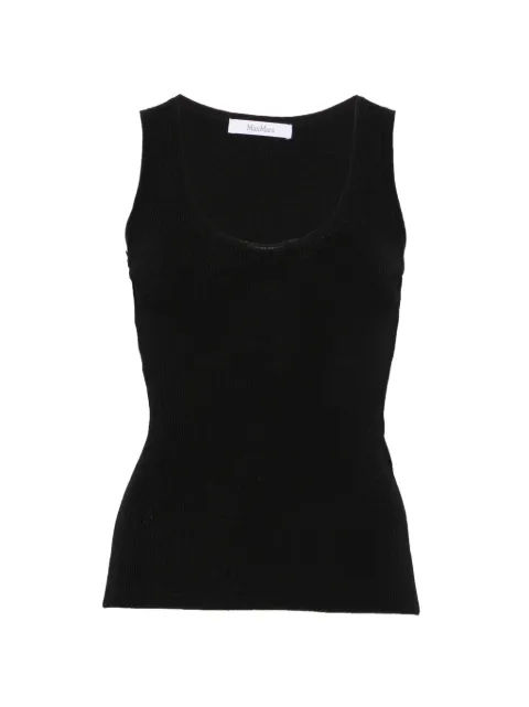 Max Mara ribbed-knit top Black 2621366161600