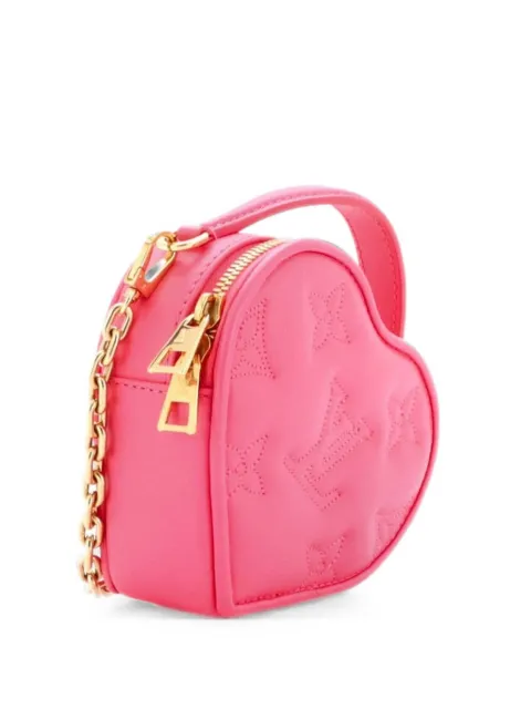 Louis Vuitton Pre-Owned Pop My Heart Pouch Bag Bubblegram Leather crossbody bag Pink JUIB00TBX61OQ21O