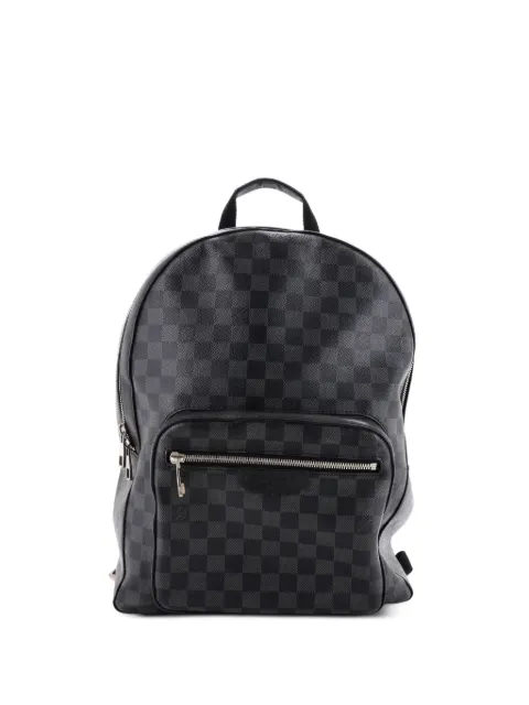 Louis Vuitton Pre-Owned Josh Damier Graphite backpack Black BOYIKMUJ9AJLBG4W