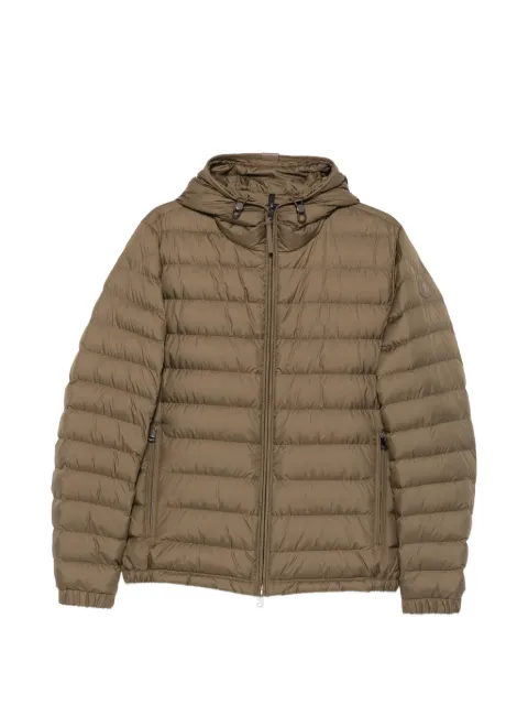 Moncler quilted hooded jacket Green L20911A00099597X2