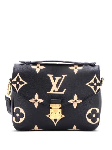 Louis Vuitton Pre-Owned Pochette Metis Bicolor Monogram Empreinte Giant crossbody bag Black 5NZAU6KRI49BH259