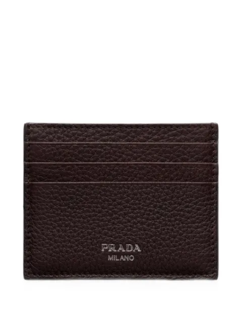 Prada leather card holder Brown 2MC0252E9Z