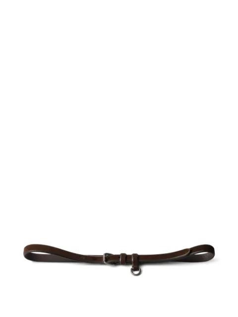 Prada suede belt Brown 1CM300754