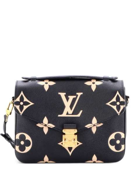 Louis Vuitton Pre-Owned Pochette Metis Bicolor Monogram Empreinte Giant crossbody bag Black 4VQN4YBDTQ1Z2DX2