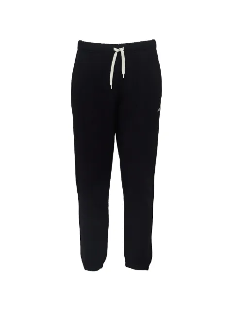 Autry logo-embroidered drawstring track pants Black SPPM003K