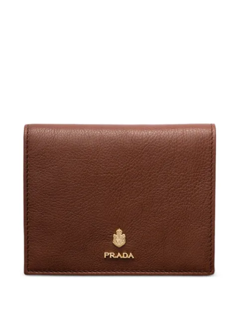 Prada small leather wallet Brown 1MV2042ZSN