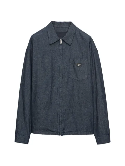 Prada Chambray shirt Blue GEC121SOOO19XK