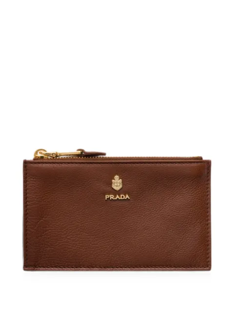 Prada leather card holder Brown 1MC0862ZSN