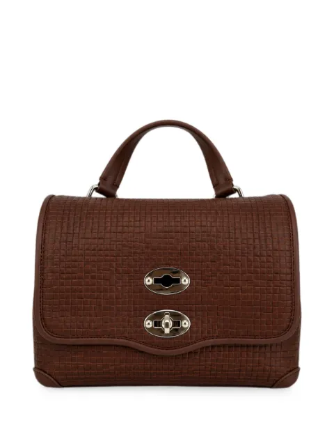 Zanellato baby Postina woven-effect shoulder bag Brown 0709602330000
