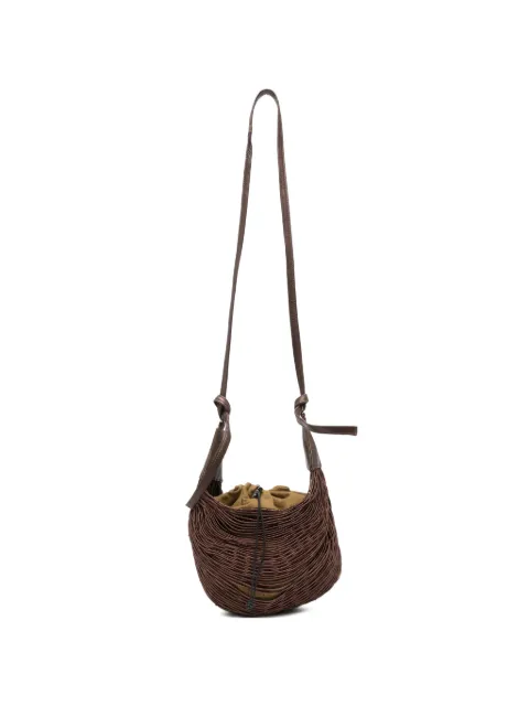 Mariana Mendez Bowl cage-effect shoulder bag Brown BOWL