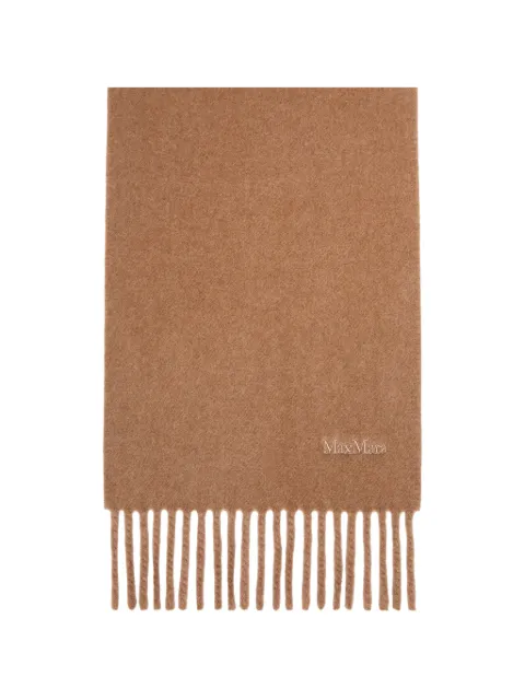 Max Mara yarn-dyed wool scarf - camel Brown 2624546232600