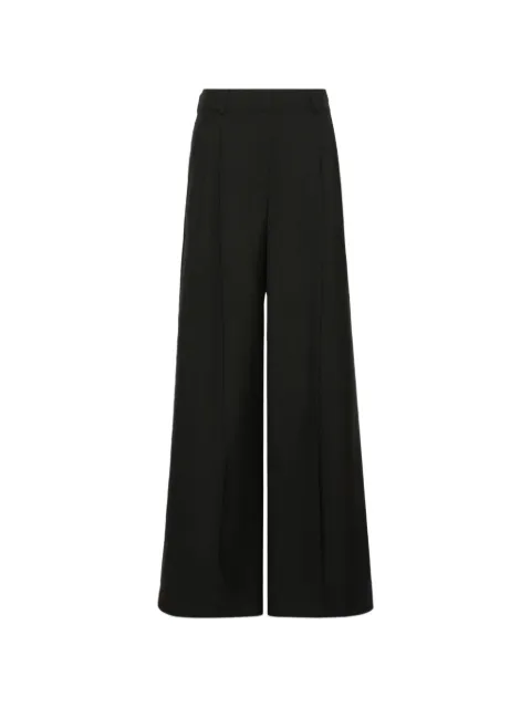 Weekend Max Mara pleat-detail trousers Black 2625136051600