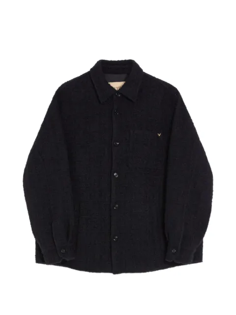 Valentino Garavani VLogo bouclé jacket Black 9V3CIO01BL1
