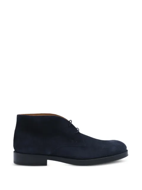 Tod's suede lace-up boots Blue XXM75L00D80RE0