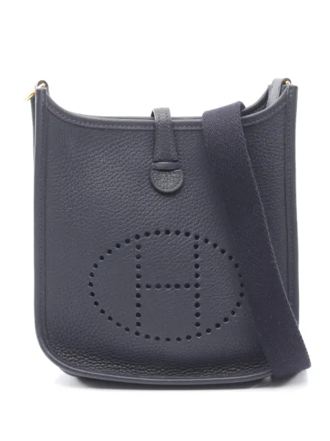 Hermès Pre-Owned 2021 Clemence Evelyne 16 Amazone crossbody bag Blue ZGEM6M3QUBDNB328