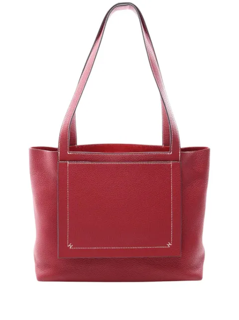 Hermès Pre-Owned 2021 Clemence Cabasellier 31 tote bag Red WNQ7W6IUCZXQIQNQ