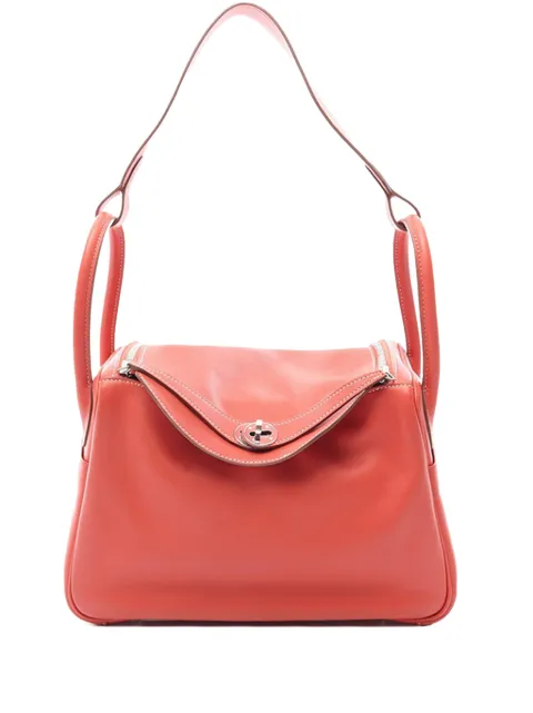 Hermès Pre-Owned 2014 Swift Lindy 30 shoulder bag Orange FGGMXVPAAS4926BO