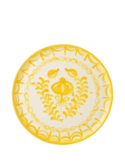 J-LINE Granada floral-print plate Neutrals 6A52068