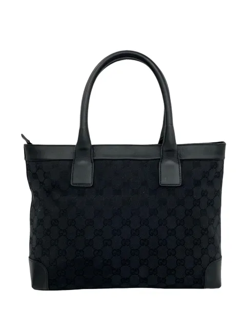 Gucci Pre-Owned 2000-2015 GG Canvas tote bag Black C1MET3392IY0JH0F