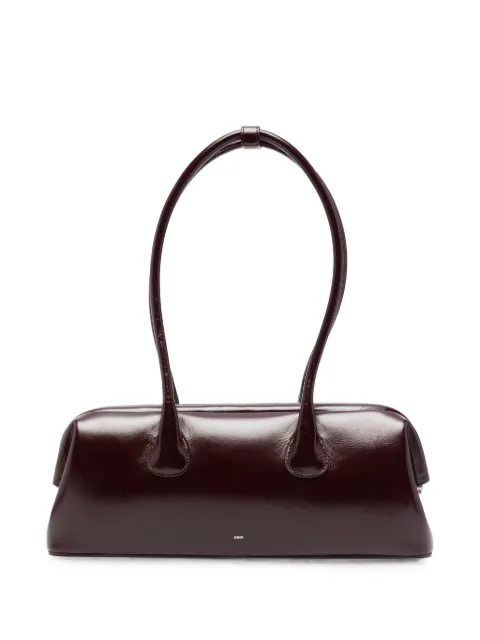 Osoi Boat Wide leather shoulder bag Red 26FB010132326