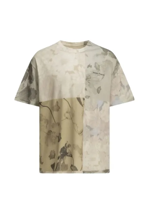 Maison Margiela patchwork floral-print T-shirt Neutrals S67GC0052S24575
