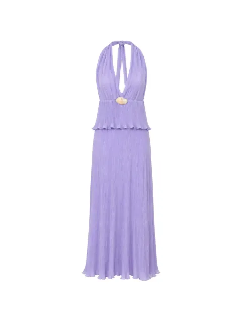 Baobab pleated Merida maxi dress Purple 6540763