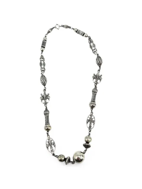 Madison Maison fleur-de-lis station necklace Silver MBH1009