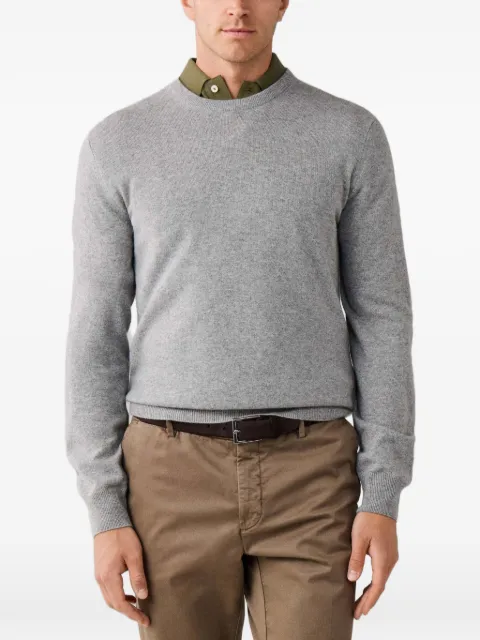 Hackett London elbow-patch knit Neutrals HM7000242