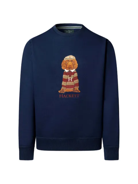 Hackett London Heritage Harry embroidered sweatshirt Blue HM5800148