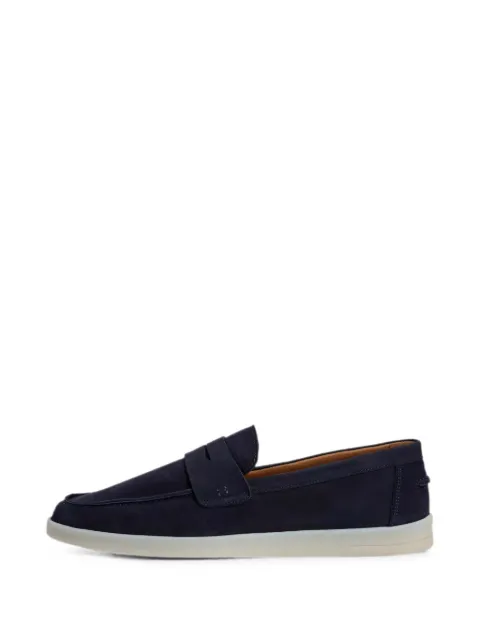 Hackett London leather loafers Blue HMS200148