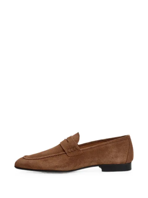 Hackett London Regal Saddle suede loafers Brown HMS200152