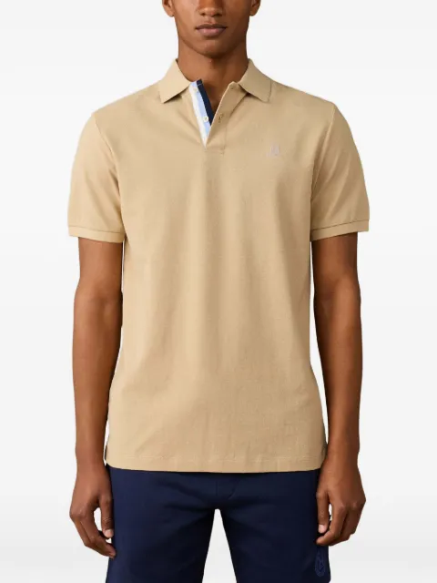 Hackett London embroidered-logo polo shirt Neutrals HM5600184