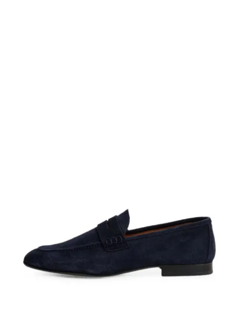 Hackett London suede loafers Blue HMS200152