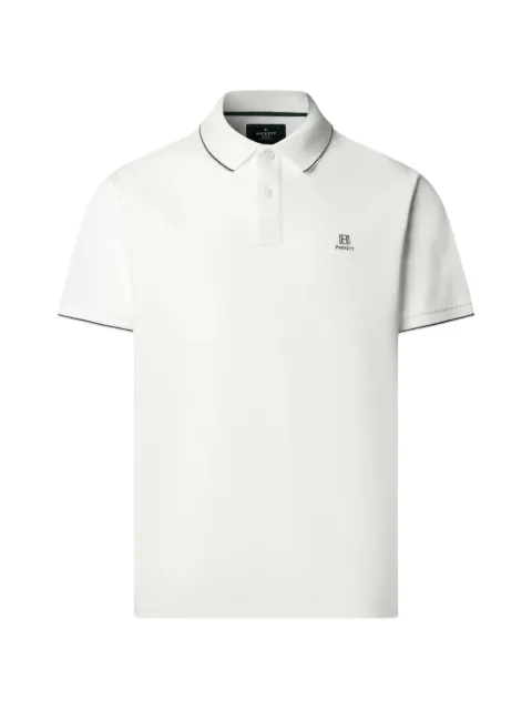Hackett London Heritage H tipped polo shirt White HM5600235