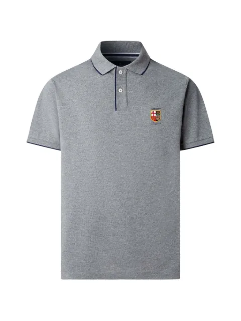 Hackett London Heritage LRC embroidered polo shirt Grey HM5600236
