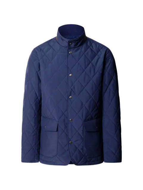 Hackett London Paddock diamond-quilted jacket Blue HM4000242